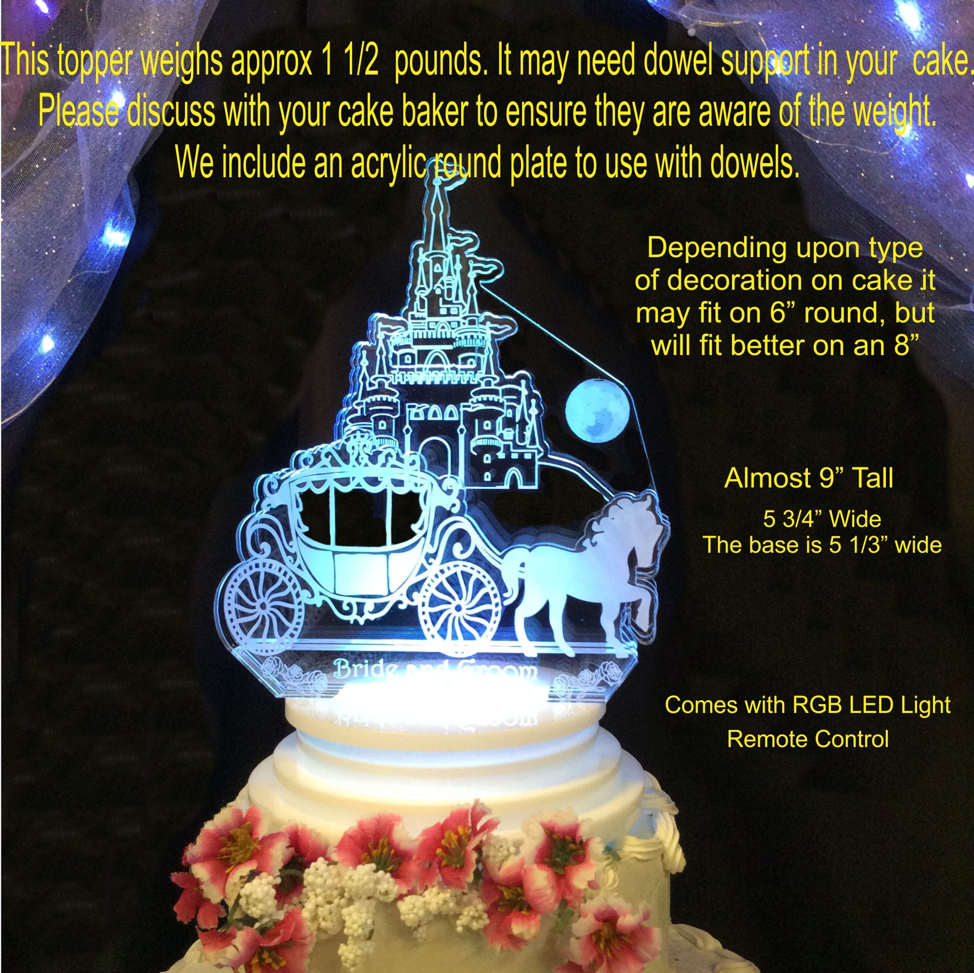 29 Disney Wedding Cakes & Cake Toppers for a Touch of Magic - hitched.co.uk