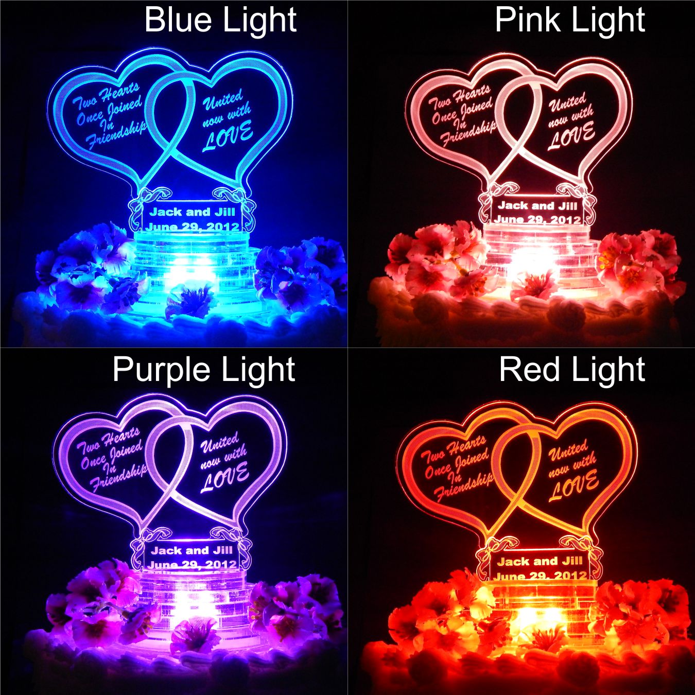 Cake Topper LED – Rainbow - Scrapcooking